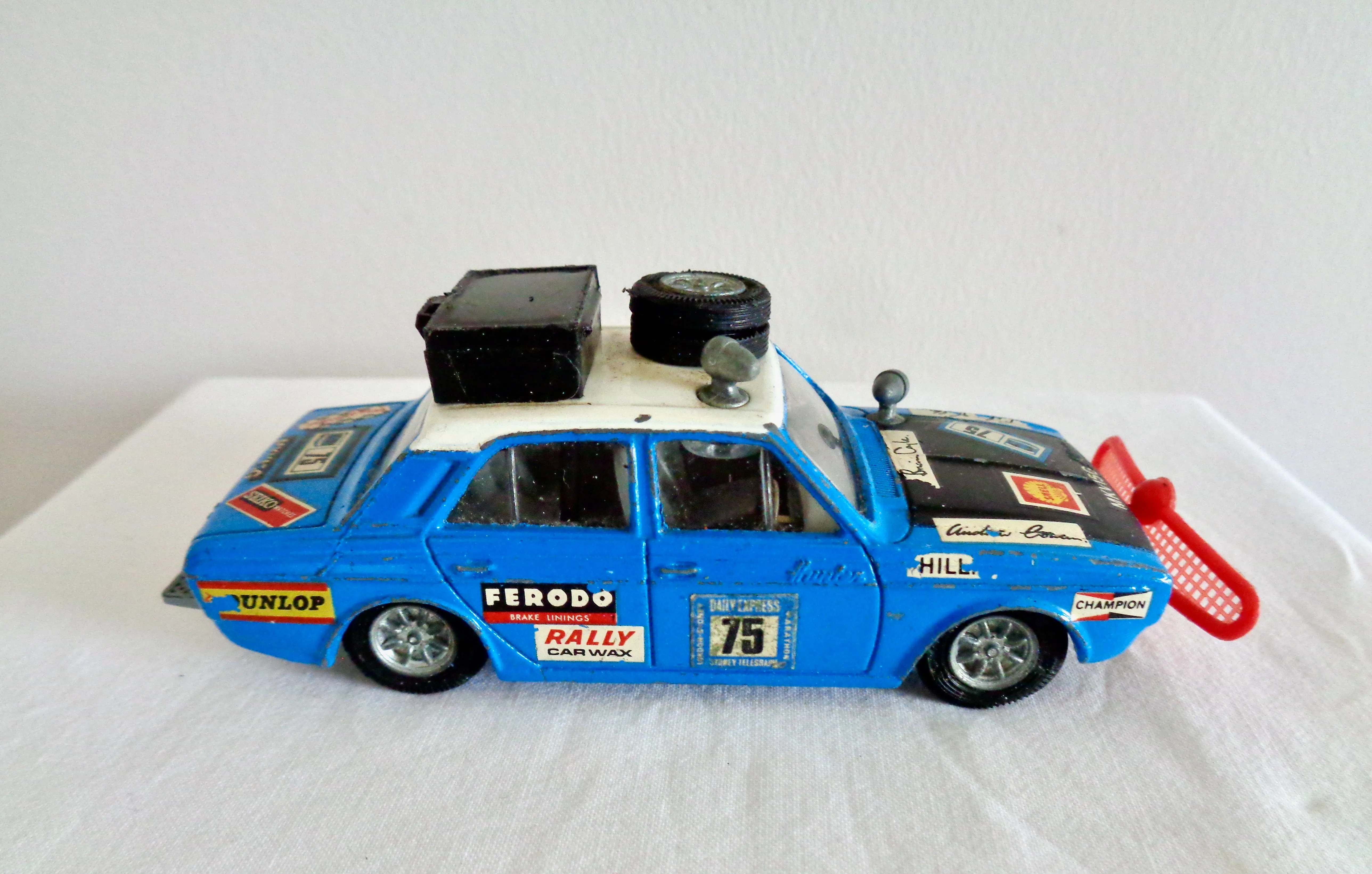 1960s Corgi Toys Model 302 Rootes Hillman Hunter Mk II Rally Car