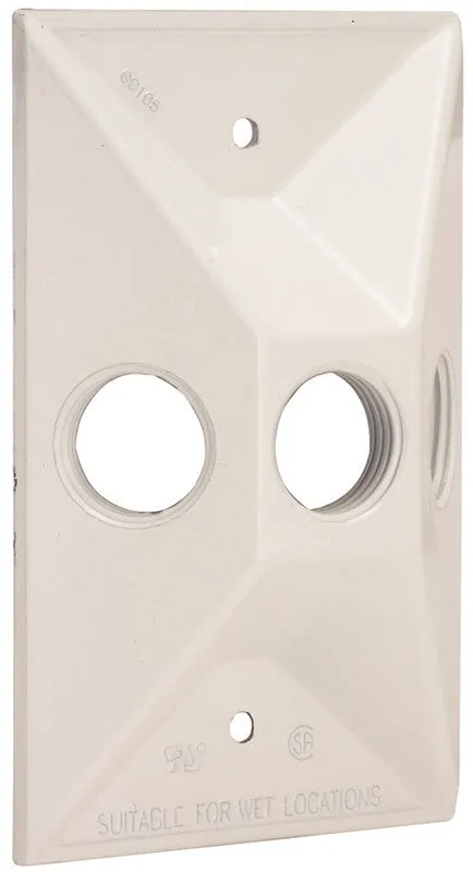 1g Wht Lampholder Cover