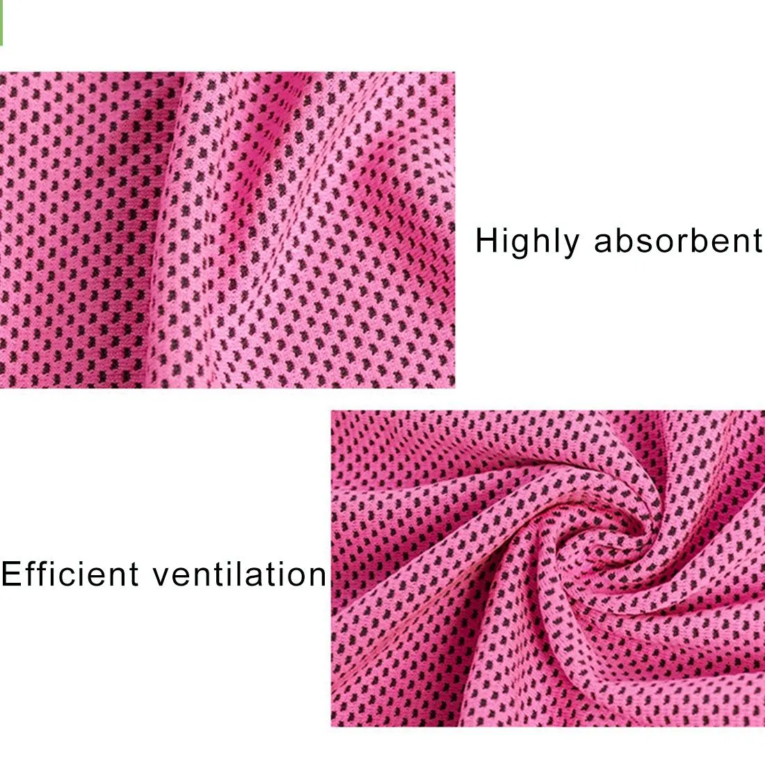 2-Pack Enduring Ice Towels | Microfiber Fabric 30x100CM | Ideal for Gym & Sports | Orange