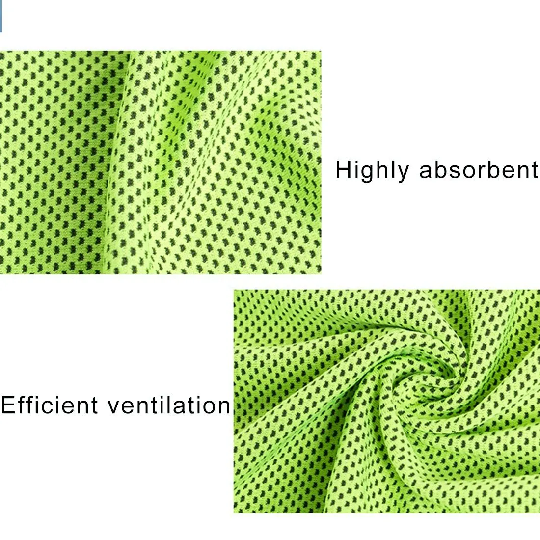 2-Pack Enduring Ice Towels | Microfiber Fabric 30x100CM | Ideal for Gym & Sports | Orange