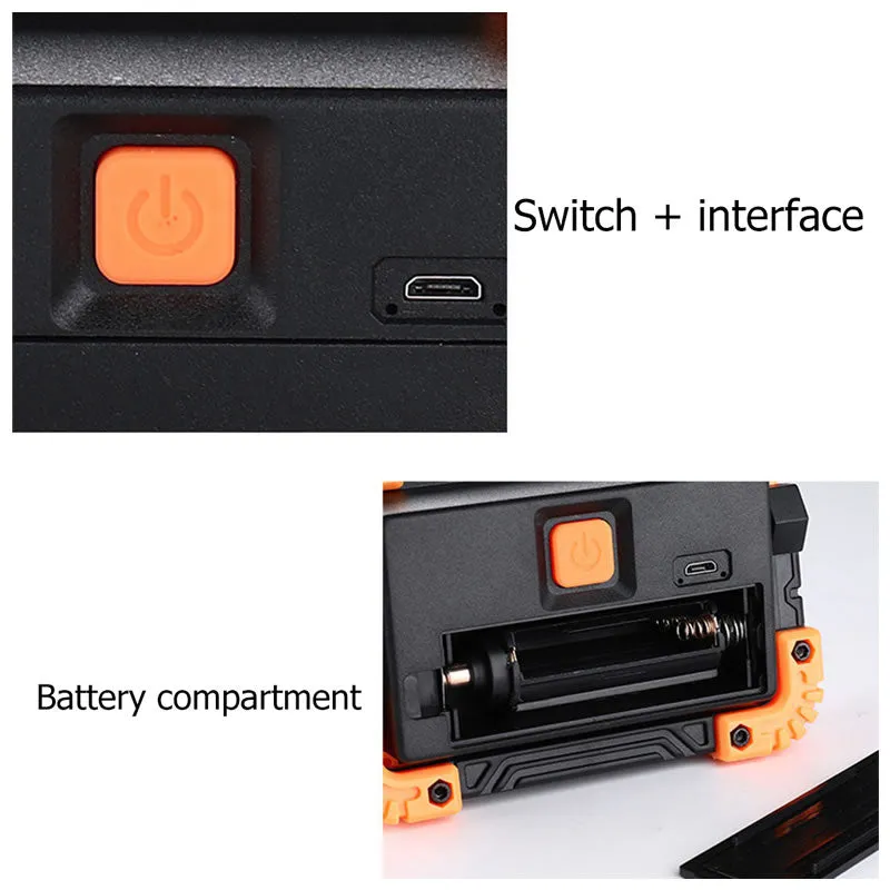2Cob Portable Rechargeable Bright Led Dimmable Work Light Fa-7759-24