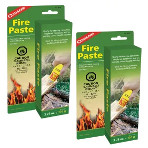 2PK Coghlans Fire Paste Emergency Survival Camping Fire Starters Odorless 3.75oz