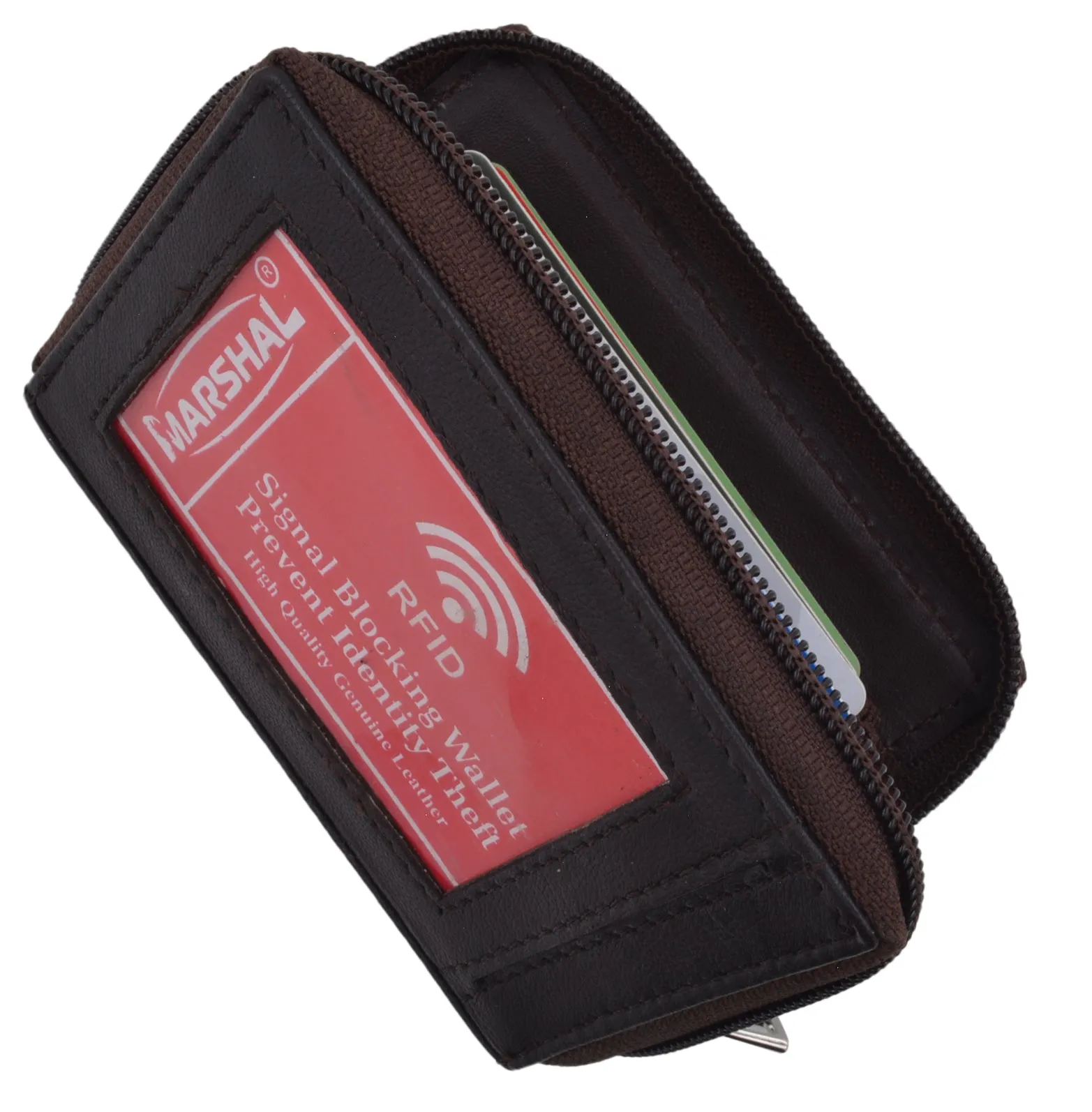 Accordion Wallet RFID Leather Card Wallet for Women Credit Card Holder