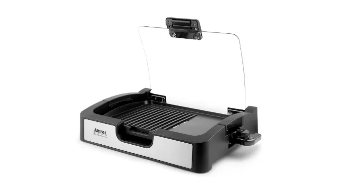 Aroma Housewares Smokeless Indoor Use Electric Grill/Griddle (NEW) - Ships Quick!