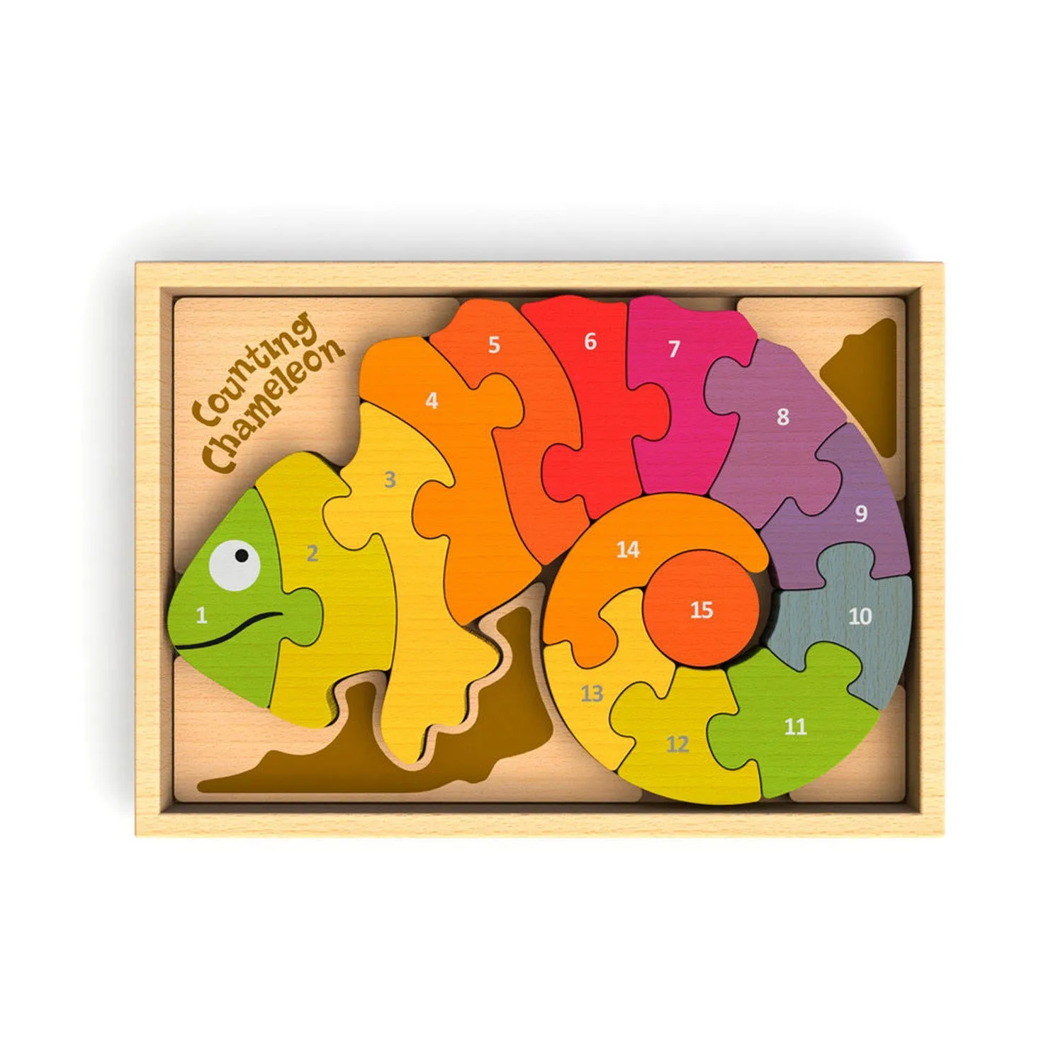 BeginAgain Counting Chameleon Puzzle