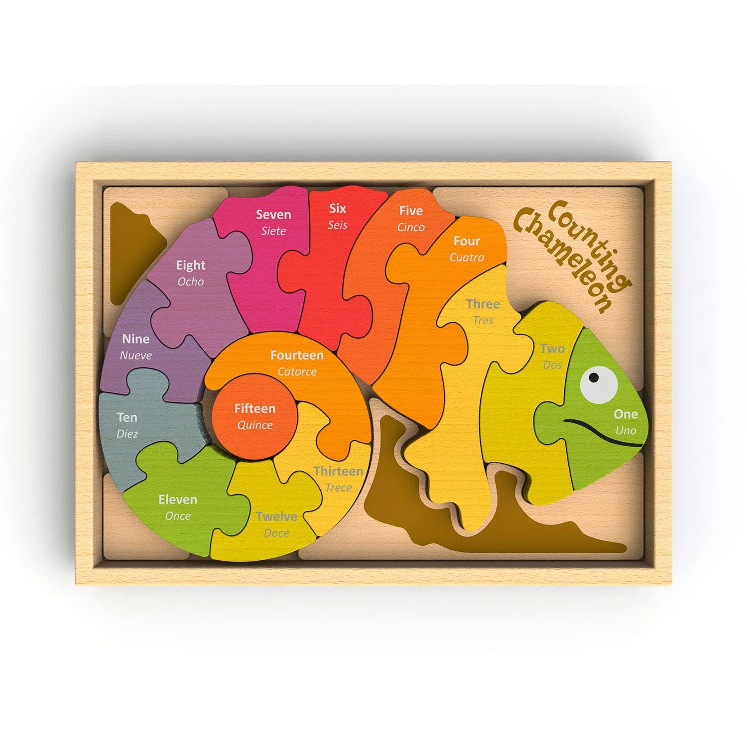 BeginAgain Counting Chameleon Puzzle