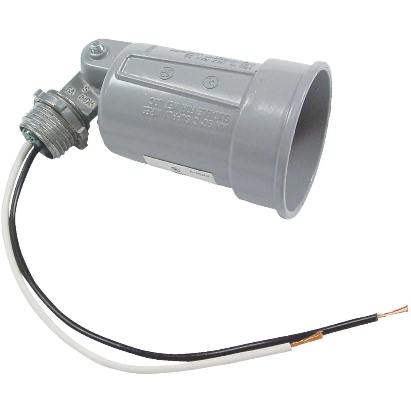 Bell 150W PAR38 Gray Single Bulb Weatherproof Outdoor Lampholder, Carded