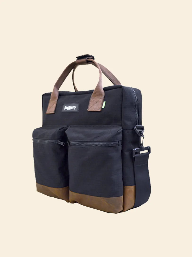 Black Cappucino Pilots Everyday Bag