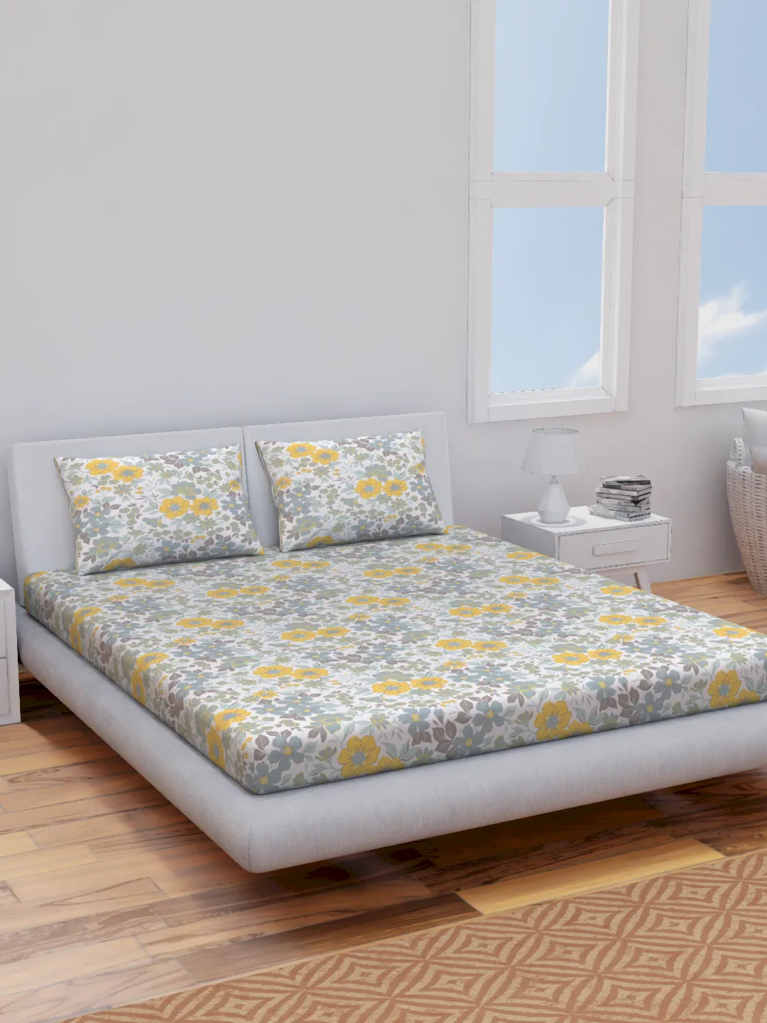 Comfort Percale Leafy Flora Sheet Set
