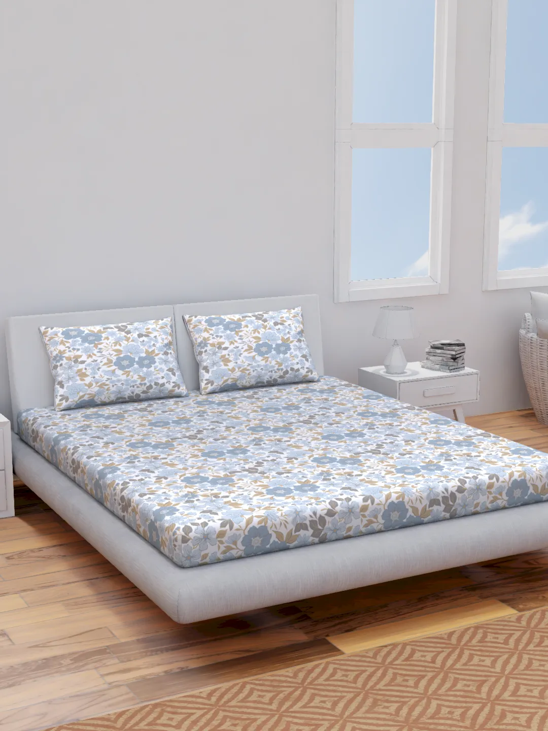 Comfort Percale Leafy Flora Sheet Set