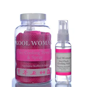 Cooling Ice Towel and Spray - Kool Woman