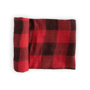 Cotton Check Muslin Swaddle Blanket
