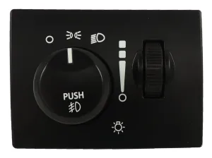 Crown Automotive Jeep Replacement 68019678AE Head Light Switch; w/Front Fog Lamps;