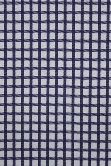 Dark Navy Shephered's Check Shirt