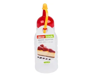 Décor® Cook™ Sauce Dispenser – 250ml (Clear, Red, Yellow)
