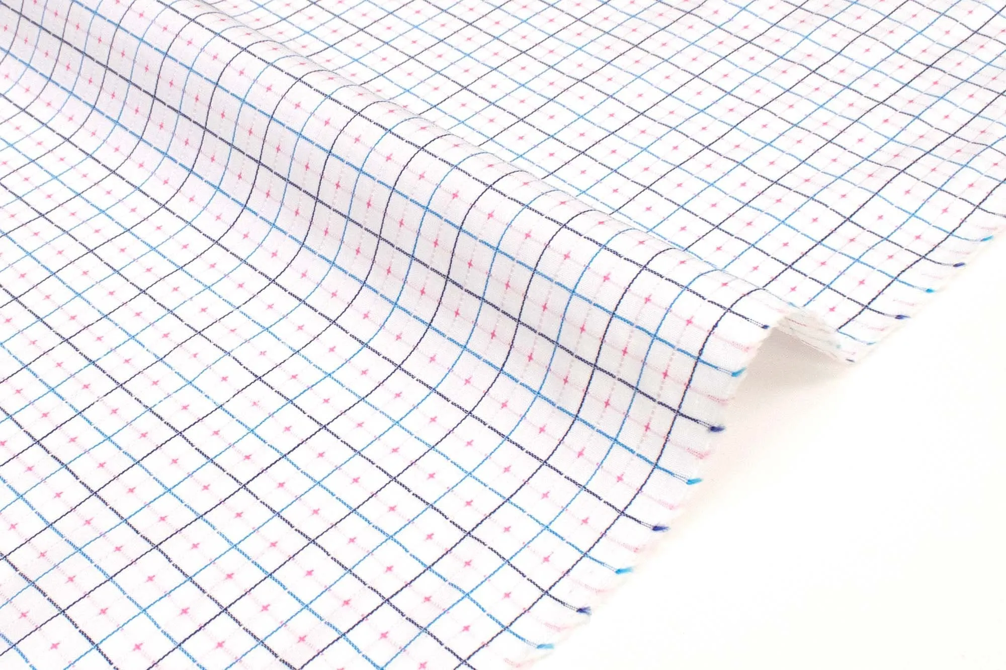 DEADSTOCK Dobby Check - blue