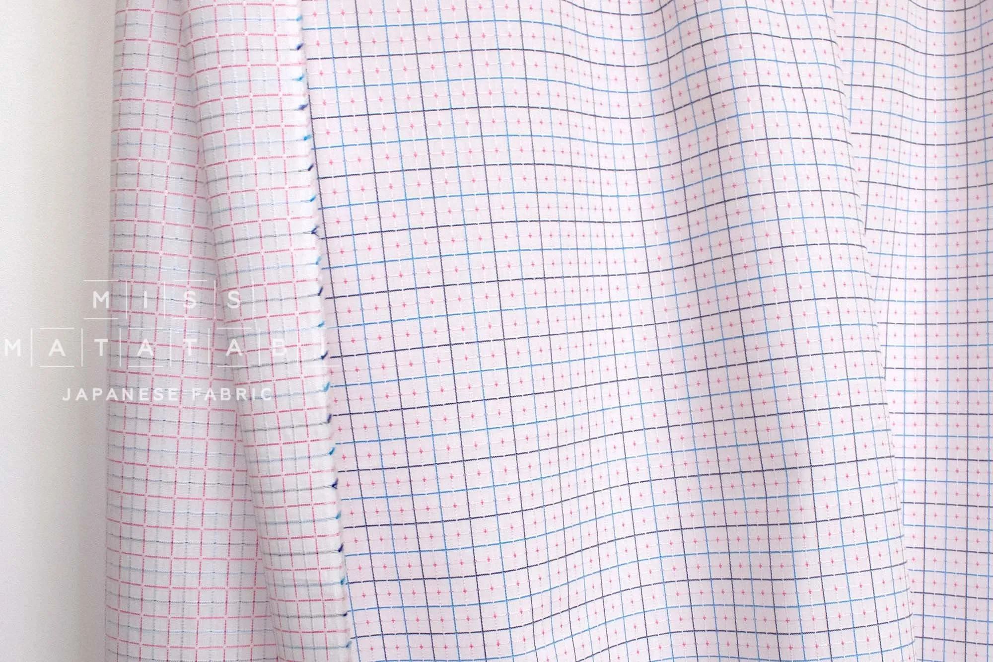 DEADSTOCK Dobby Check - blue