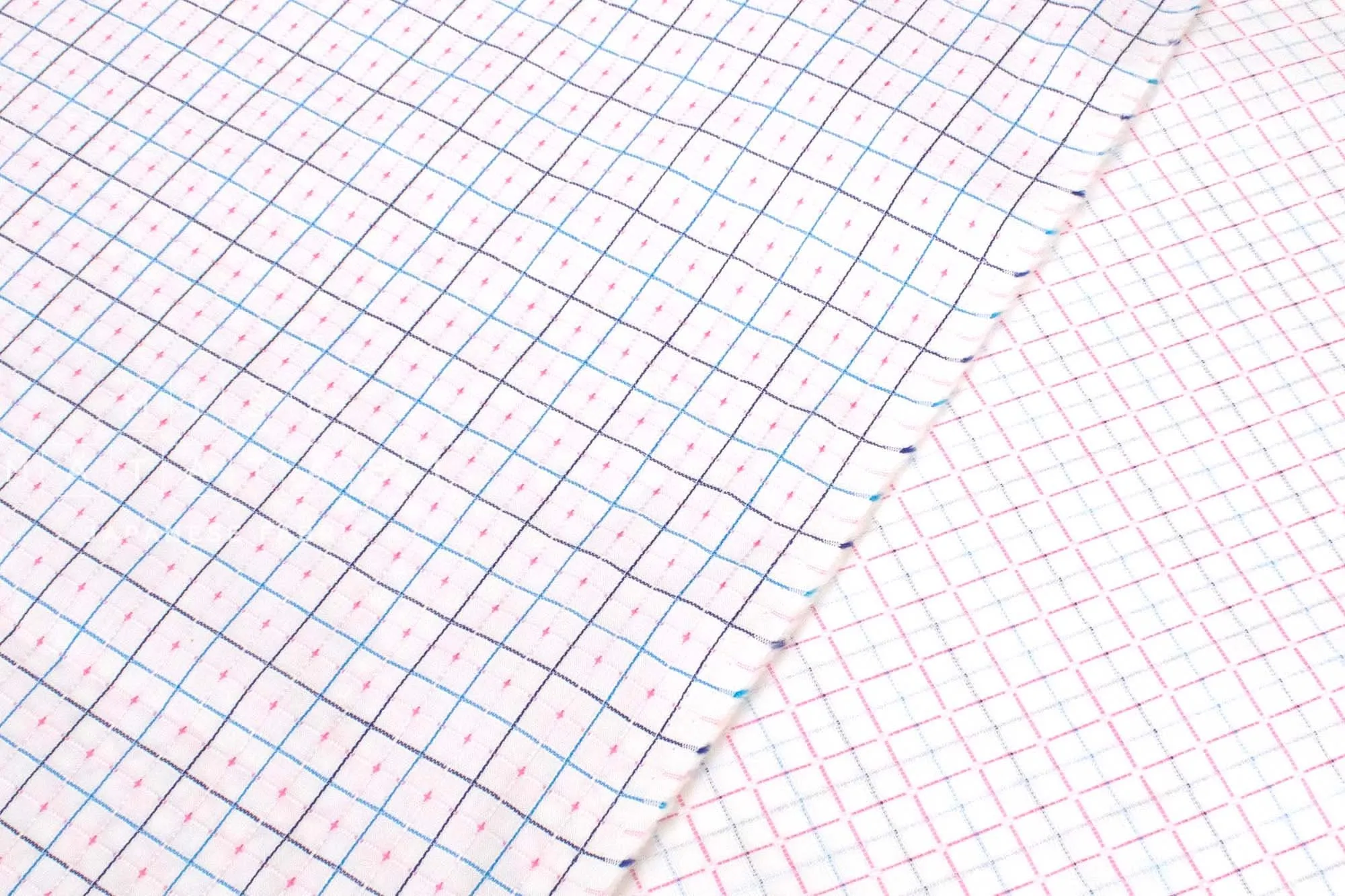 DEADSTOCK Dobby Check - blue