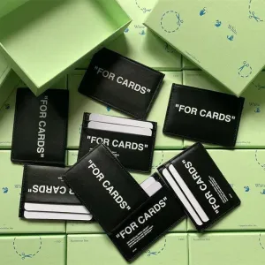 Double Quote Slogan Letter Top Layer Pickup Wallet