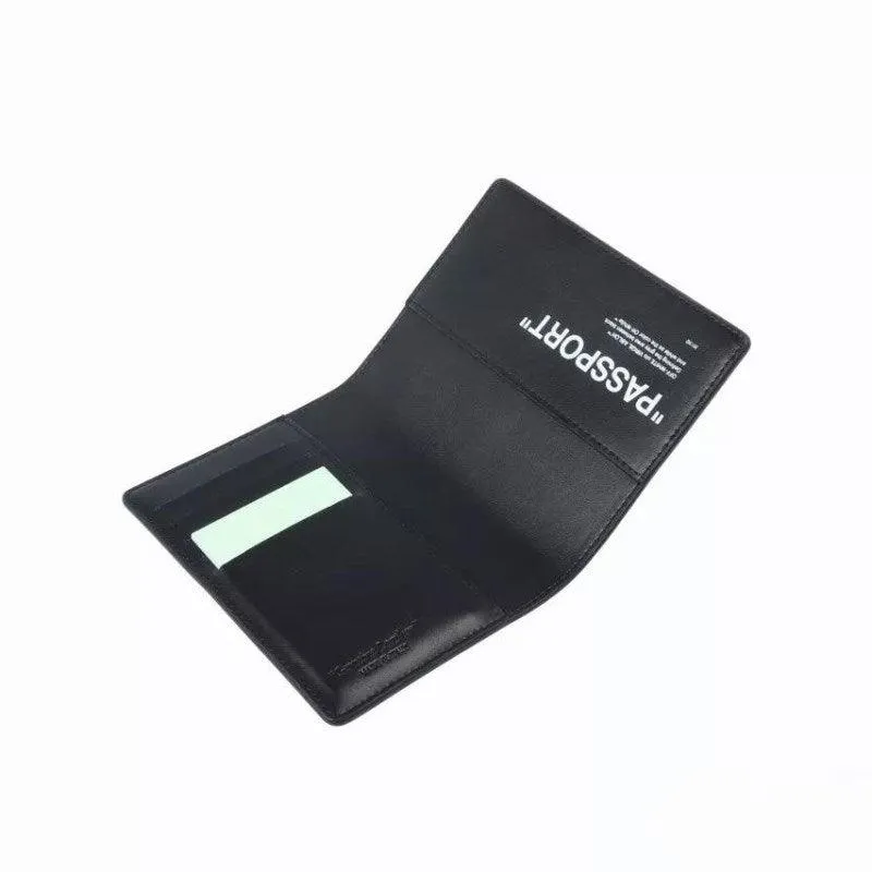 Double Quote Slogan Letter Top Layer Pickup Wallet