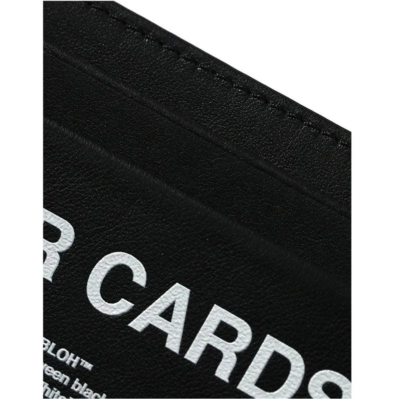 Double Quote Slogan Letter Top Layer Pickup Wallet