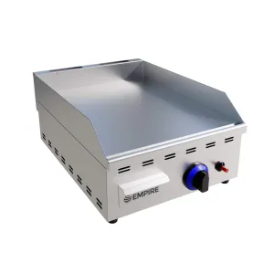 Empire Single Burner Gas Griddle Counter Top 400mm Wide - EMP-PL-JY-400