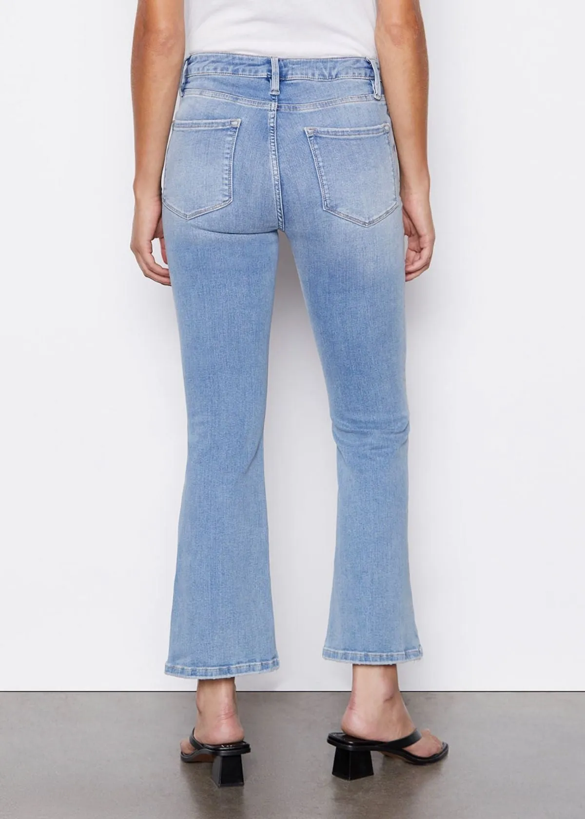 FRAME Le One Crop Mini Boot in Caspio