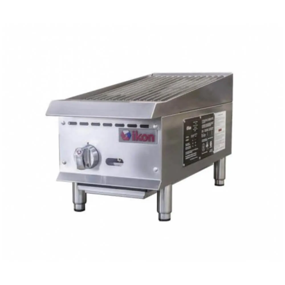 IKON IRB-12 12" Gas Countertop Radiant Charbroiler - 35K BTU