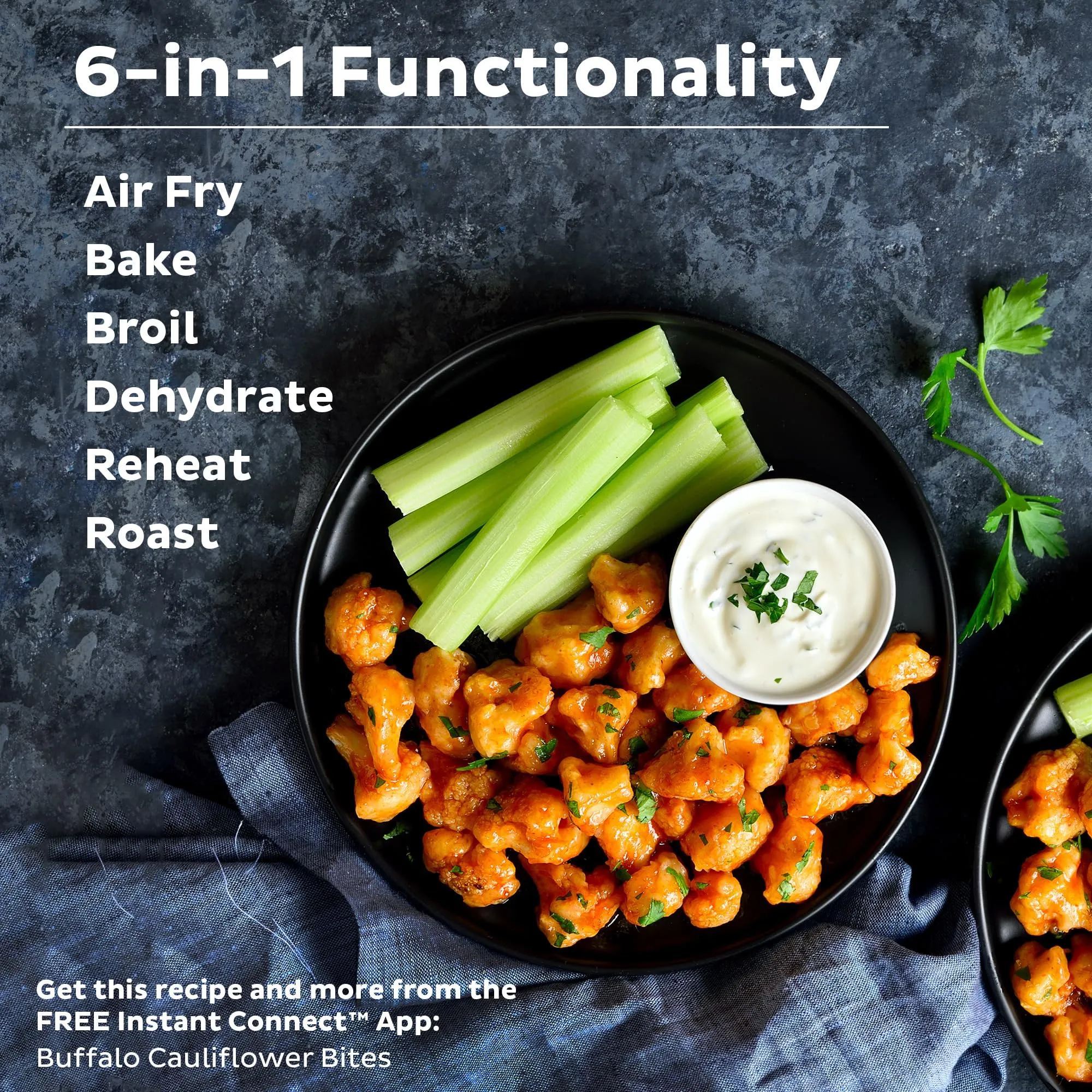 Instant Pot Vortex Plus 4QT Air Fryer, Custom Program Options, 6-in-1 Functions Crisps, Broils, Roasts, Dehydrates, Bakes, Reheats, 100  In-App Recipes, from the Makers of Instant Pot, Stainless Steel
