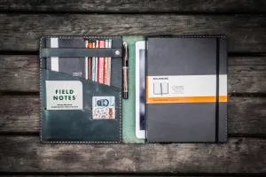 iPad Air/Pro & Extra Large Moleskine Cover - Crazy Horse Forest Green