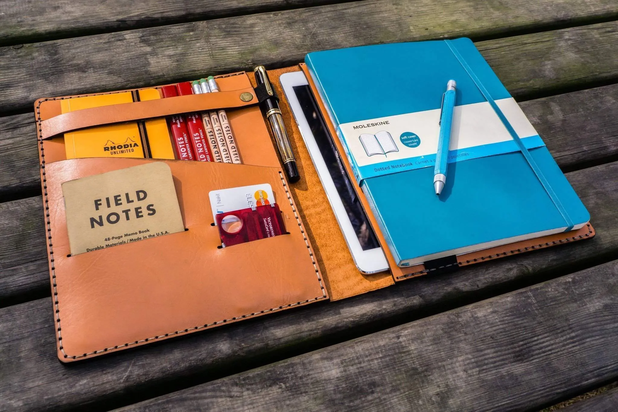 iPad Pro 11 - Pro 10.5 and B5 size Notebook Cover - Orange