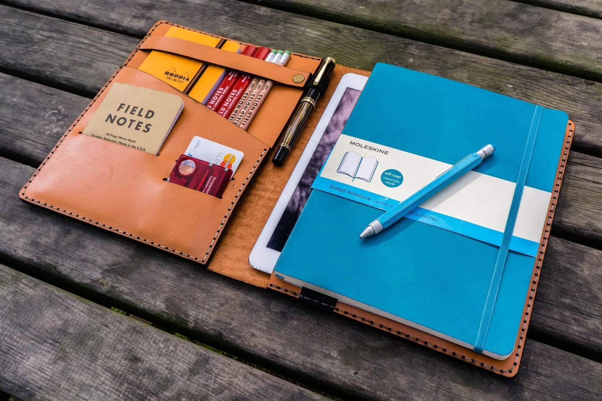 iPad Pro 11 - Pro 10.5 and B5 size Notebook Cover - Orange