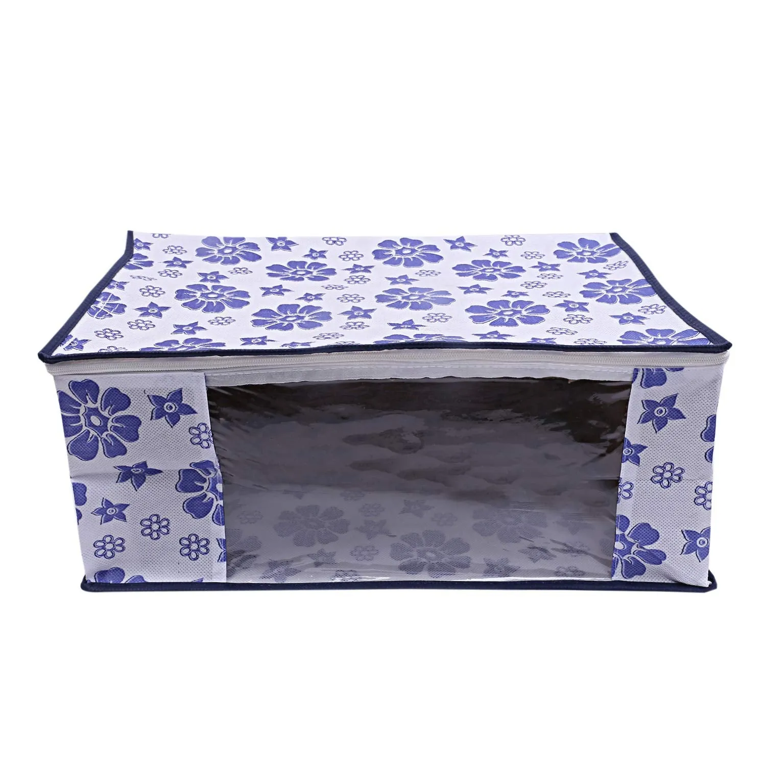Kuber Industries 6 Piece Non Woven Saree Cover Set, Royal Blue,CTKNEW179