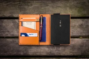 Leather Hobonichi Techo (A6) Planner Cover - Orange