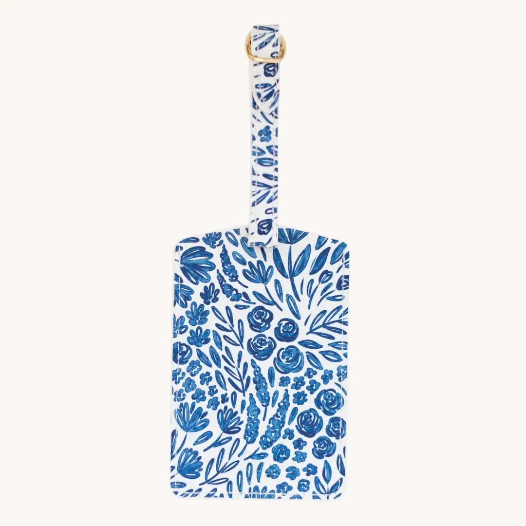 Luggage Tag - Porcelain Floral