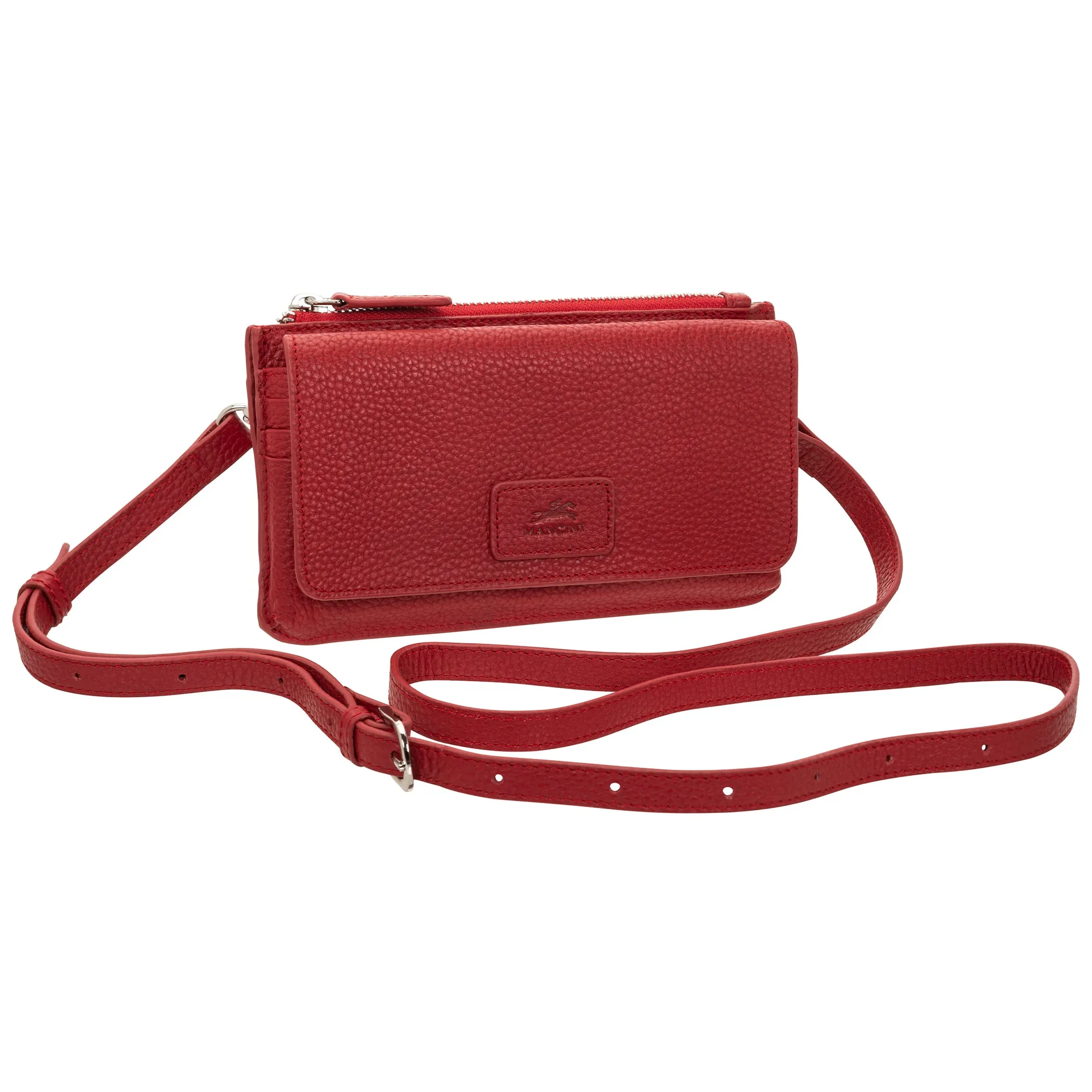 Mancini PEBBLE RFID Crossbody Wallet