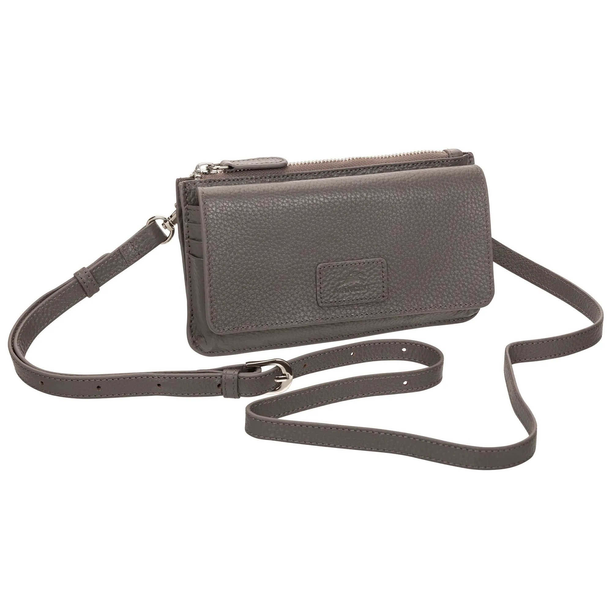 Mancini PEBBLE RFID Crossbody Wallet
