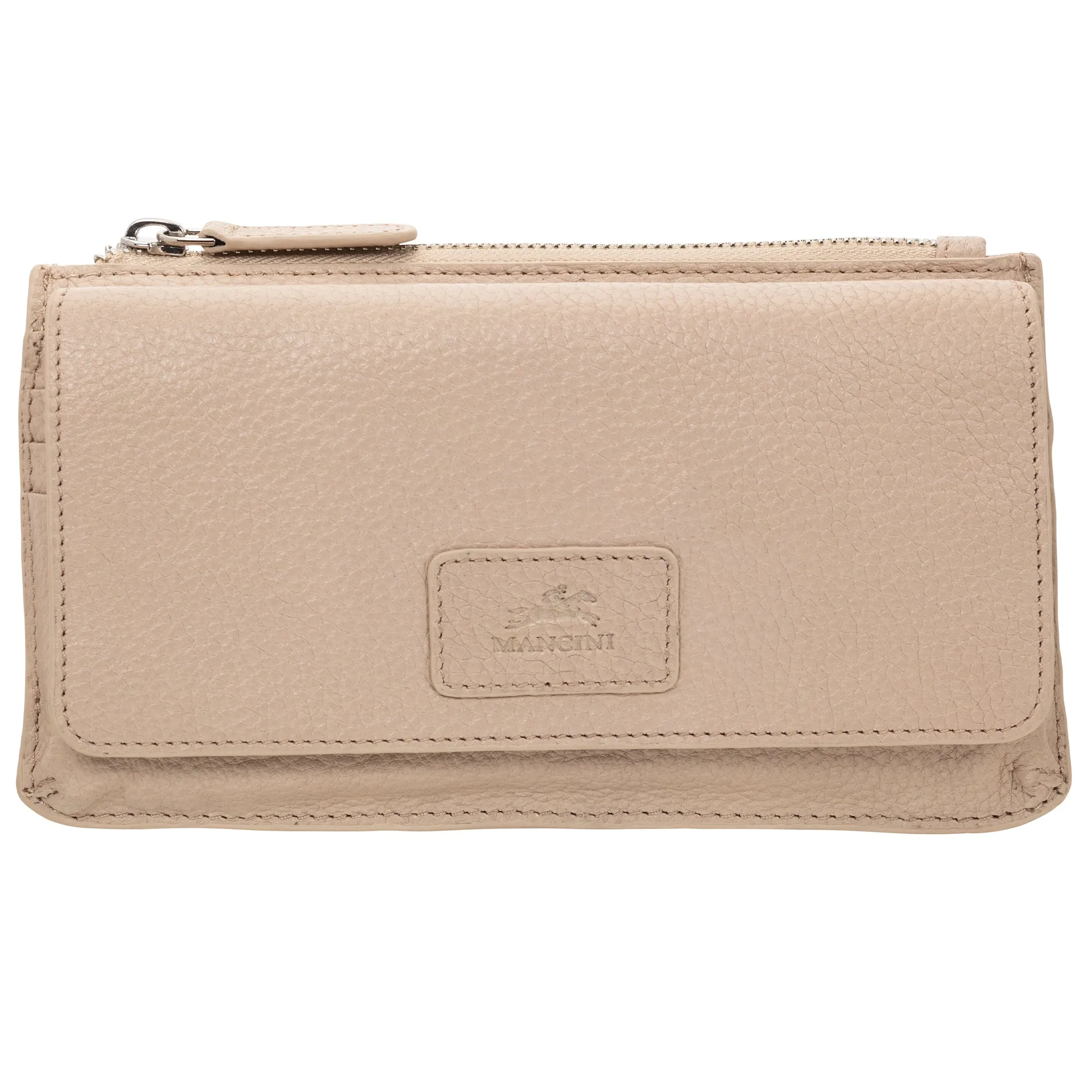 Mancini PEBBLE RFID Crossbody Wallet