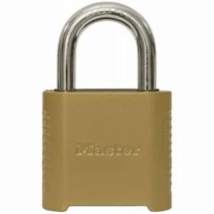 Master Lock 175D 2" Resettable Zinc Die Cast Combination Padlock - Quantity of 1