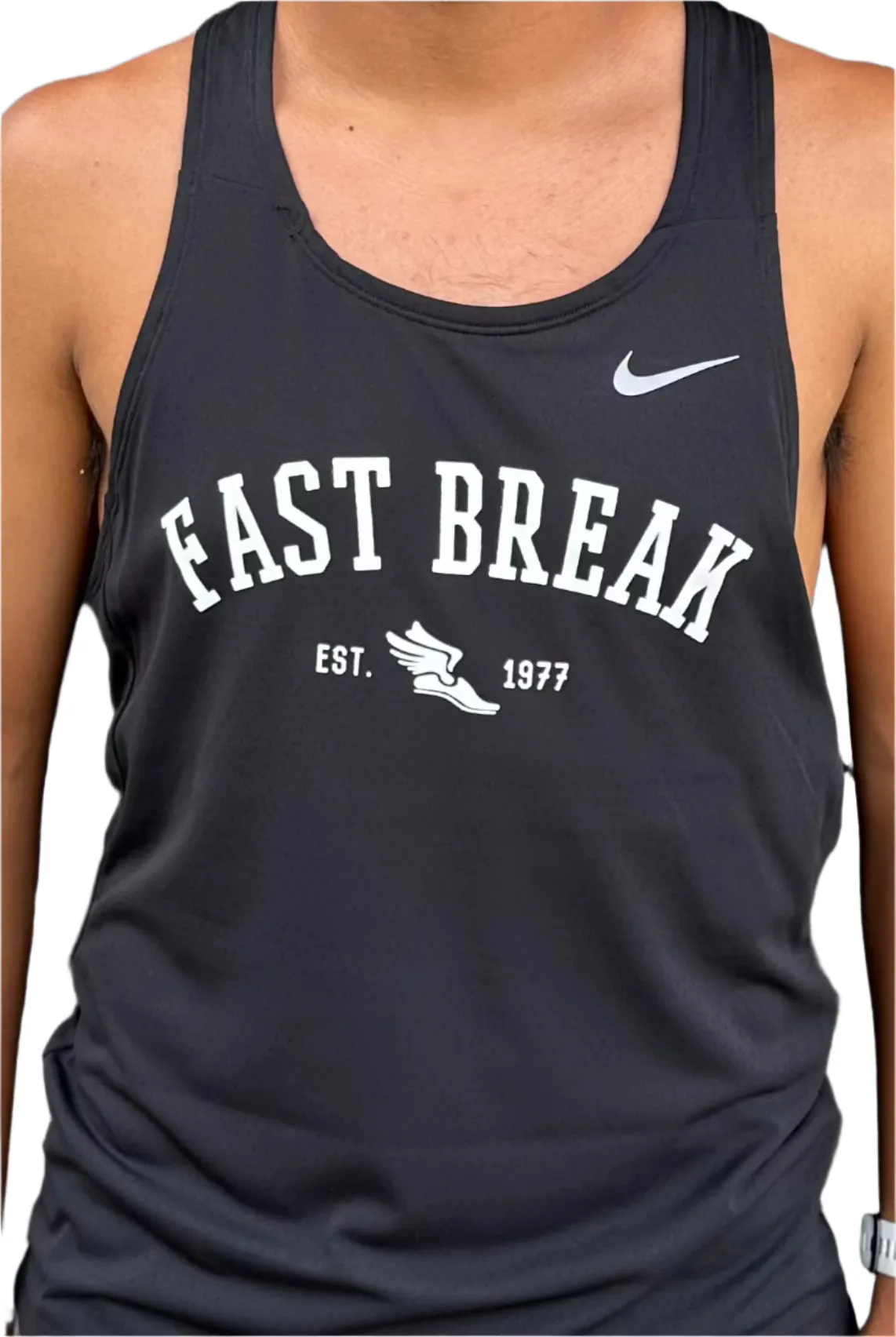 Men's Nike Fast DRI-Fit Running Singlet - Fast Break Branded