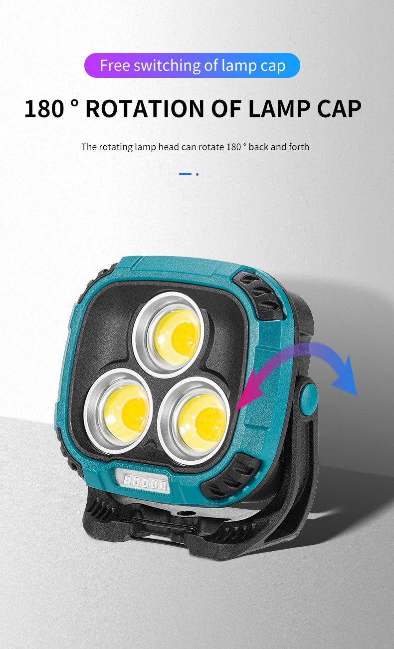 Multi-Functional Cob Portable Rechargeable Led Work Light W891