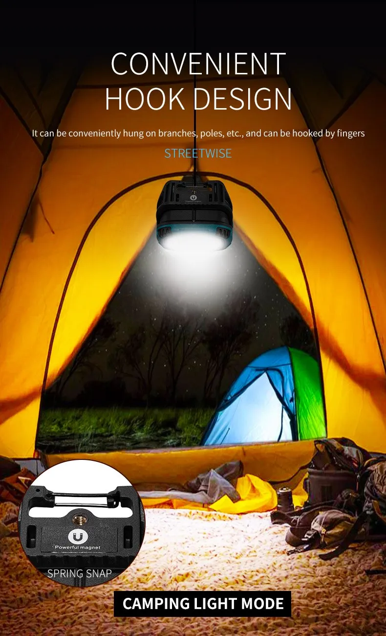 Multi-Functional Cob Portable Rechargeable Led Work Light W891