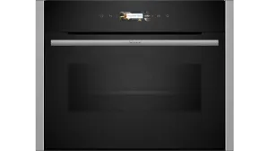 Neff C24MR21N0B N70 Built-In Compact Oven with Microwave Stainless Steel