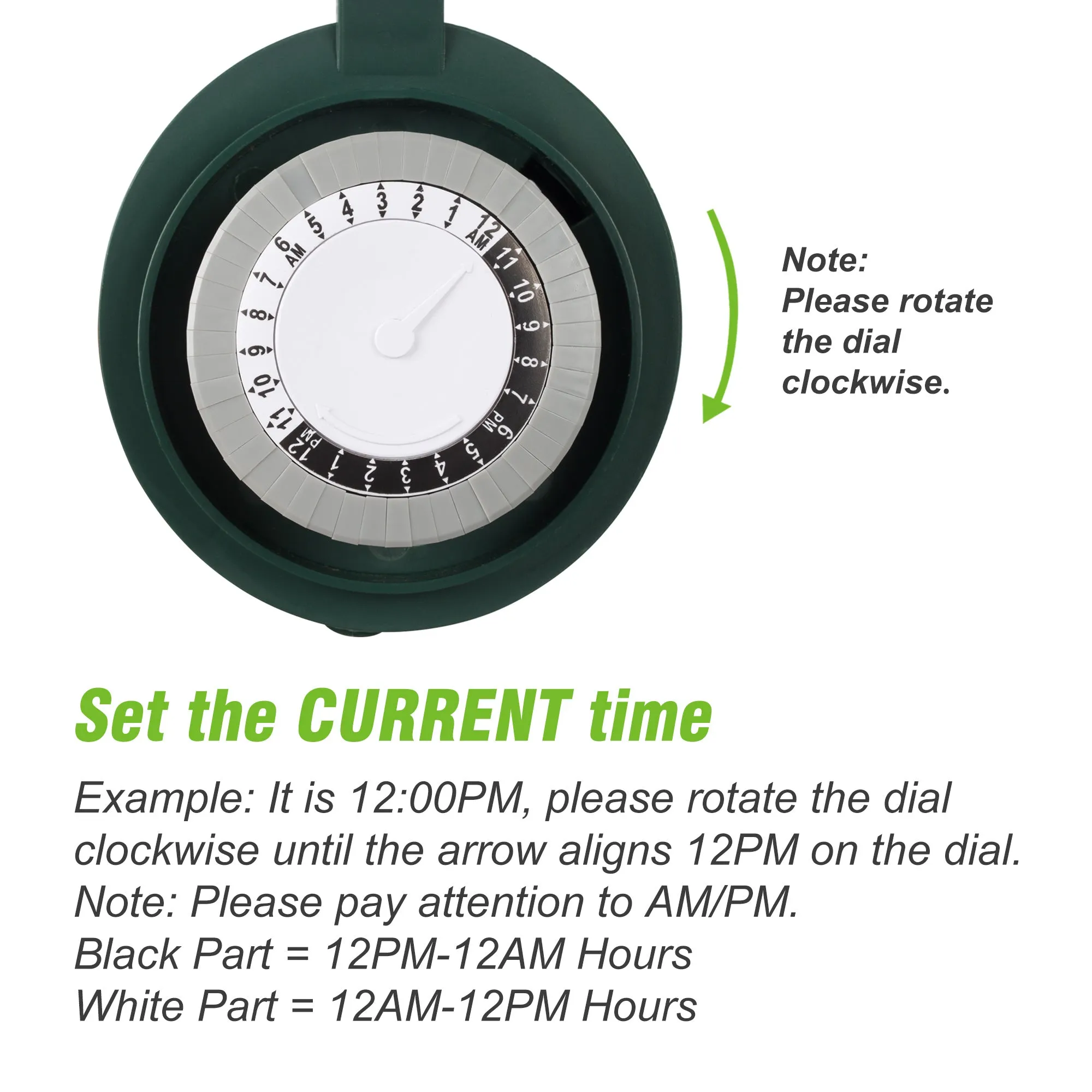 Outdoor Multi Socket Mechanical Timer and Yard Stake BN-LINK