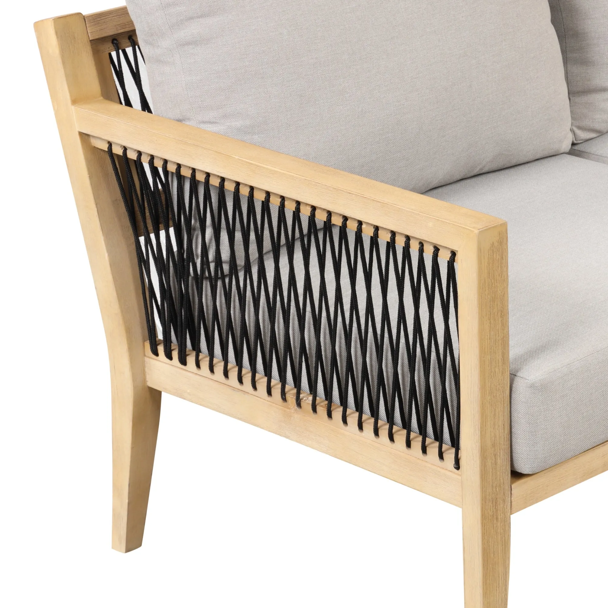 Outdoor Set Patio Couch & 3 Arm Chairs