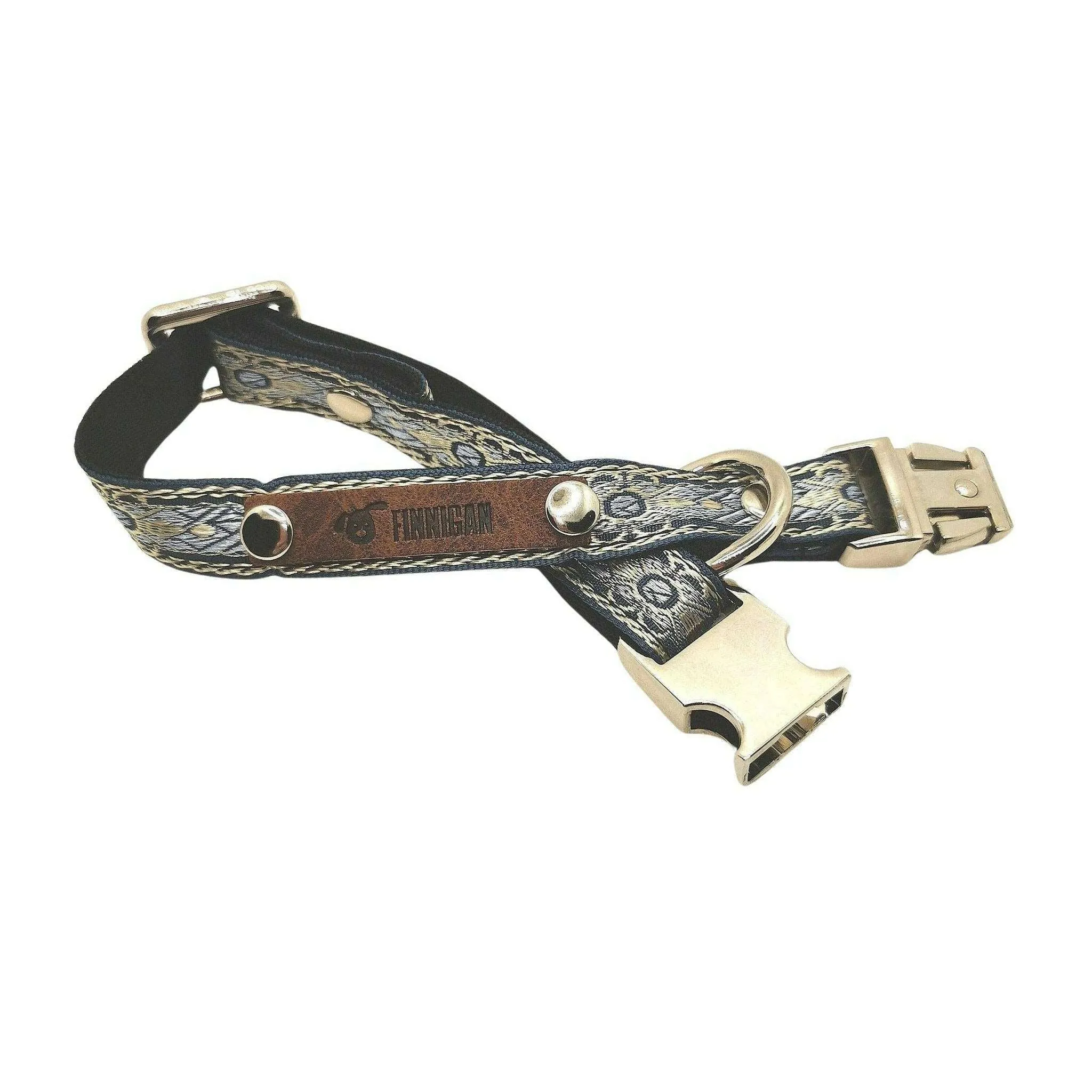"The Archie " Durable Designer Dog Collar No. 5s