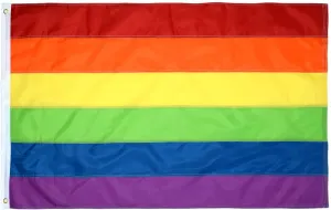 Rainbow Pride Flag - Sewn 2 X 3