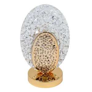 Rechargeable LED Crystal Table Lamp