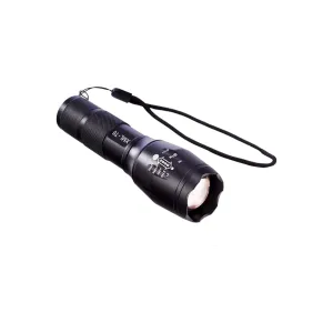 Rechargeable Tactical LED Flashlight with Carry Case – Durable Torch