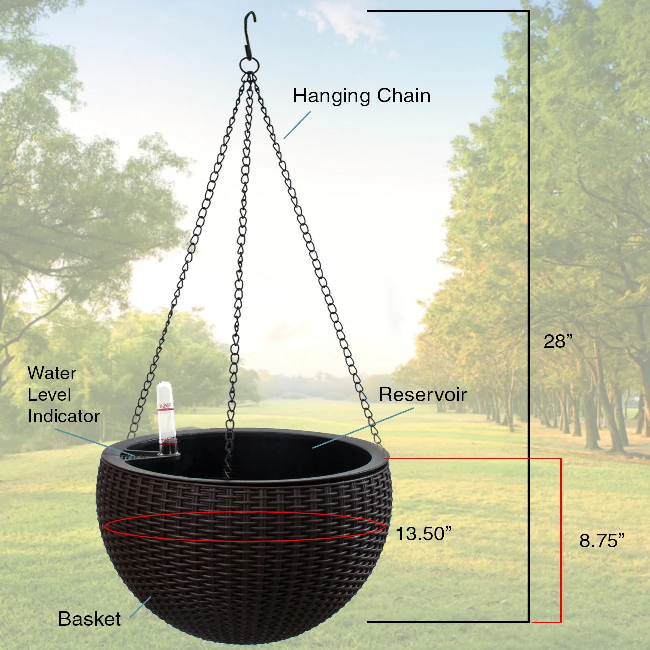 Self-Watering Hanging Planter